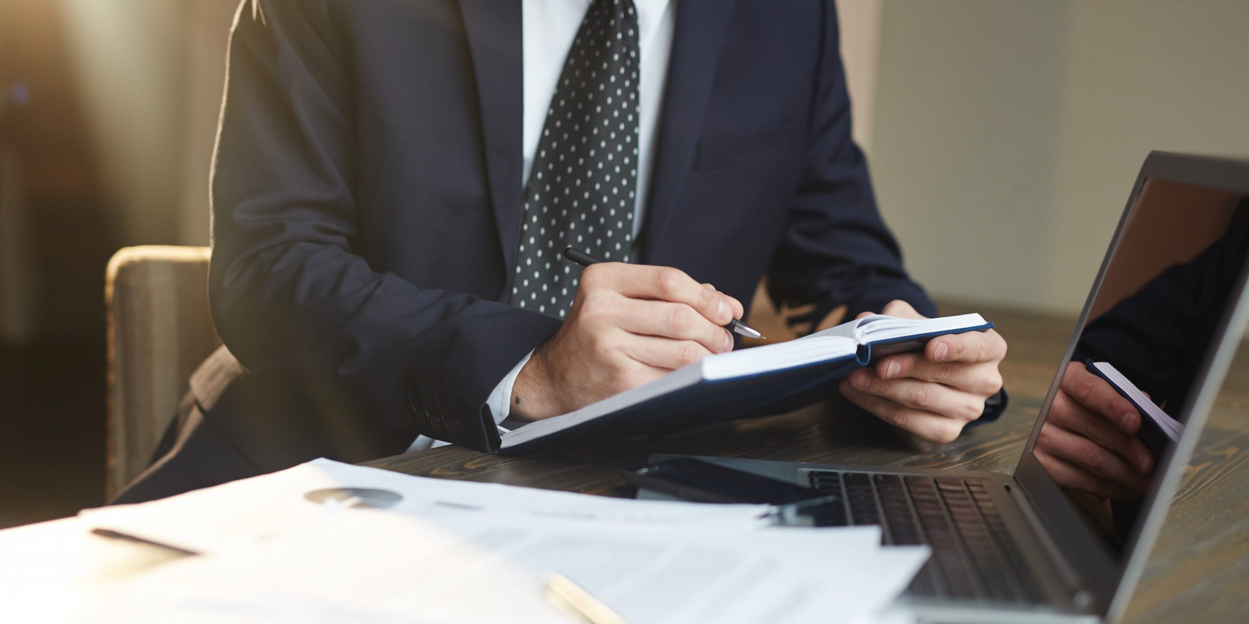 Successful Businessman Working Successful Businessman Working